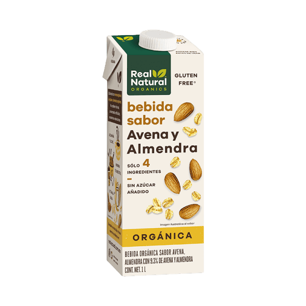 Leche de avena y almendra