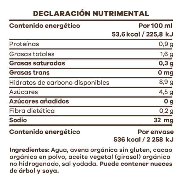Leche de cacao avena - Image 4