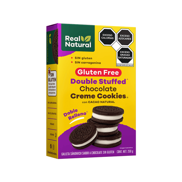 Double stuffed chocolate creme cookies